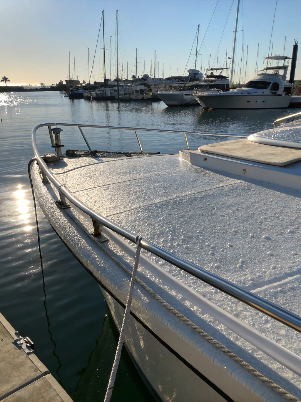 Heavy-duty custom boat cover for winter storage
